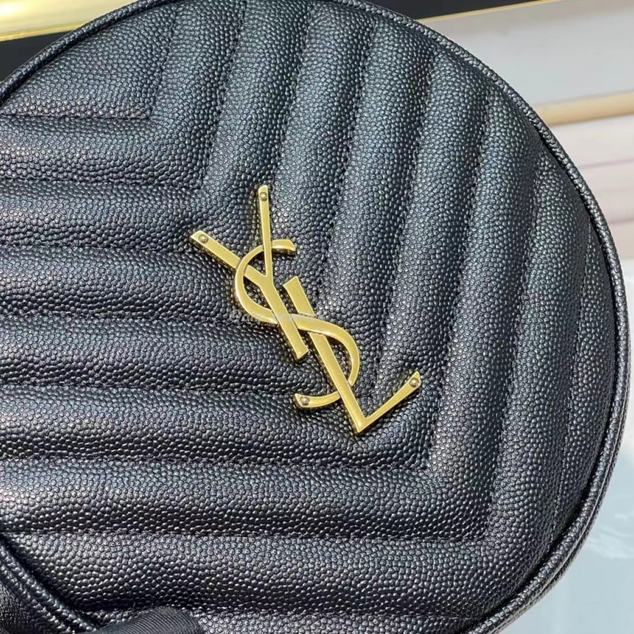 Saint Laurent Circular Quilted Crossbody Bag (2) - www.newkick.vip